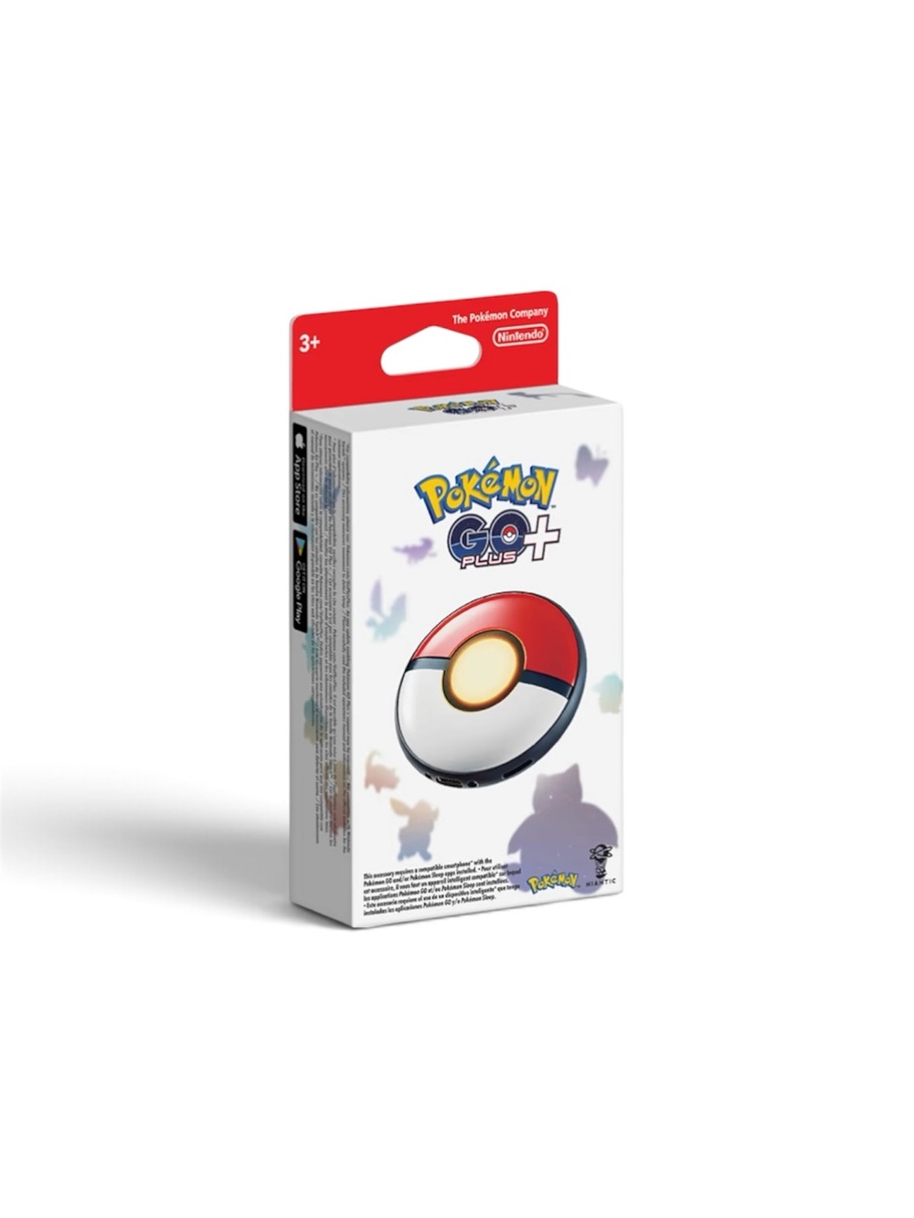 Nintendo Pokémon GO Plus+ Accessory - Red, White & Gold Accent